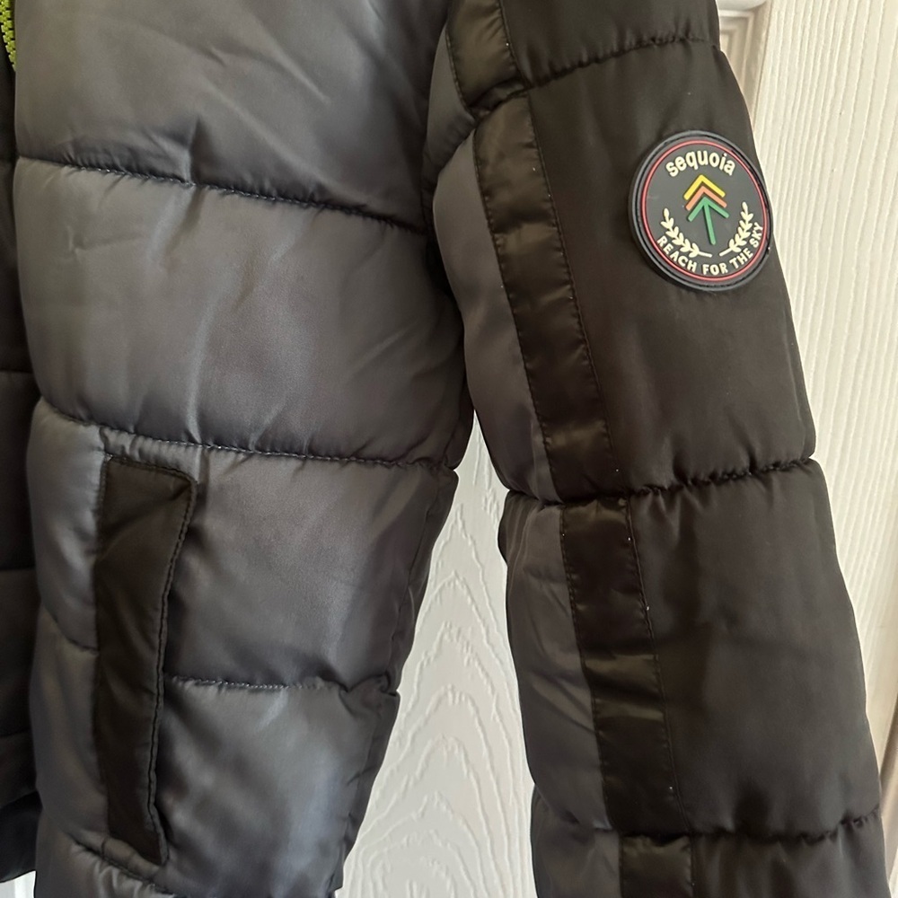 Sequoia Black and Gray Kids Puffer Jacket - Picture 3 of 5